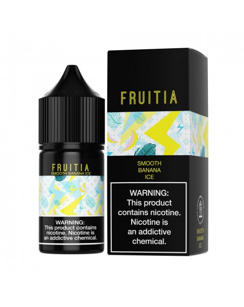 Smooth Banana Ice by Fruitia Salts 30ml