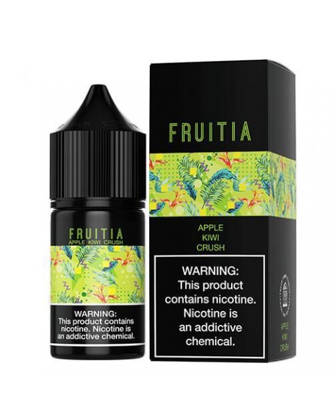 Apple Kiwi Crush by Fruitia Salts 30ml