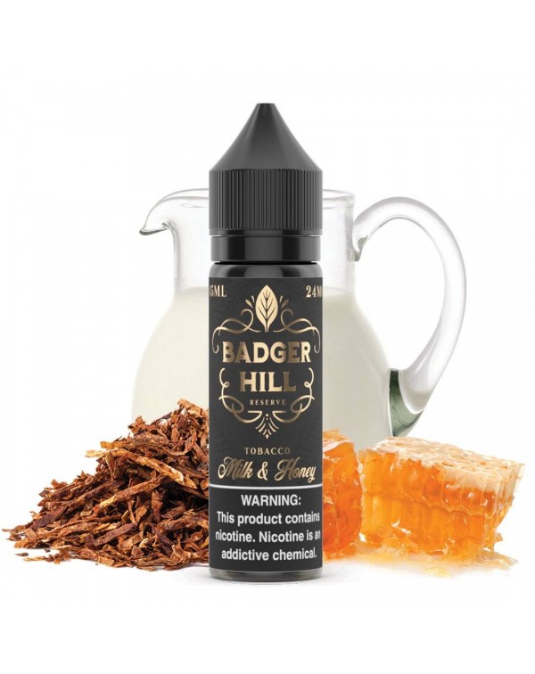 Milk and Honey by BADGER HILL RESERVE SALTS 15ml