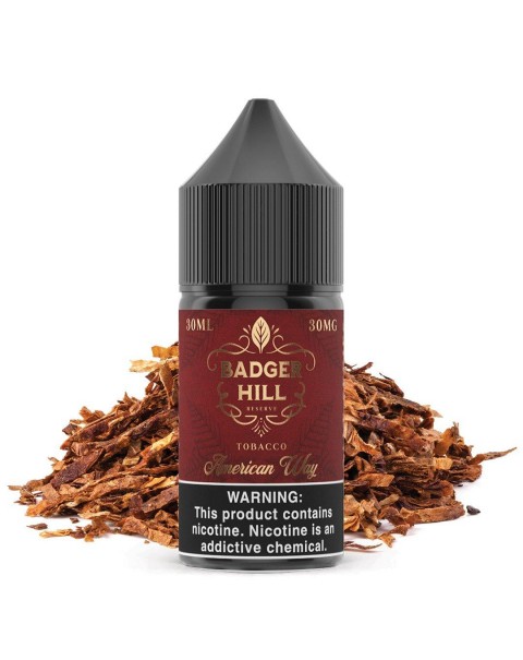 American Way by BADGER HILL RESERVE SALTS 30ml