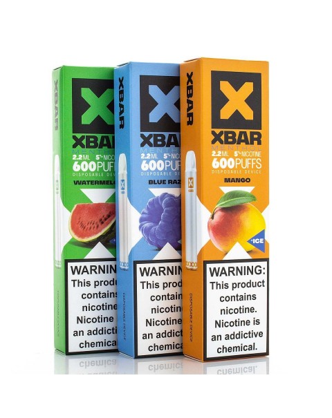 X BAR Disposable E-Cigs (Individual)