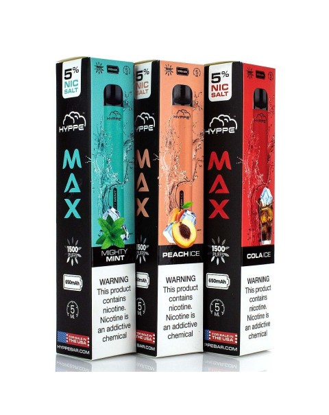 HYPPE MAX Disposable Device - 1500 Puffs