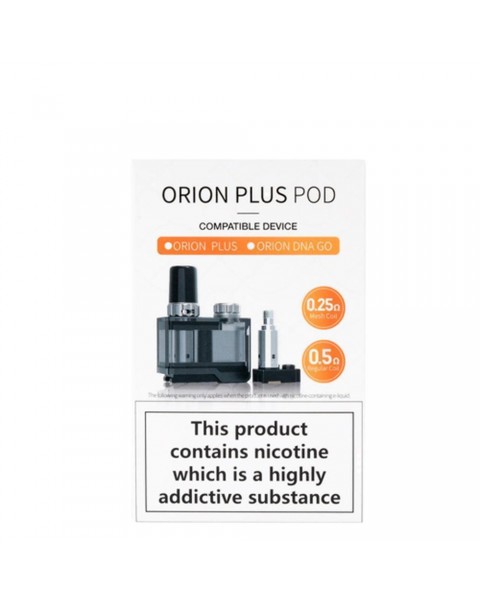 Lost Vape Orion Plus DNA Pod Cartridge Pack (Includes 2 Coils)