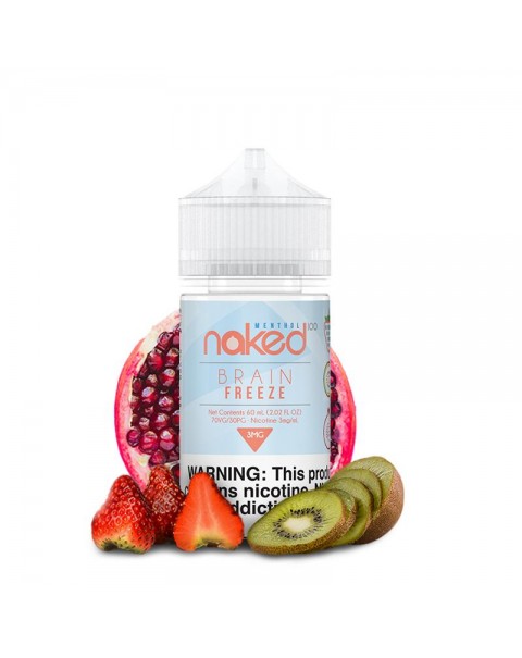 Brain Freeze & Strawberry POM by Naked 100 Menthol 60ml