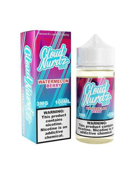 Watermelon Berry Iced by Cloud Nurdz Ice TFN 100ML