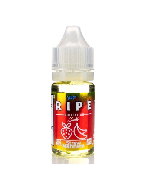 Straw Nanners by Vape 100 Ripe Collection Salts 30ml