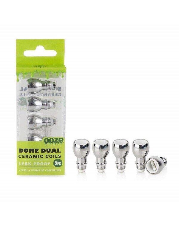 Ooze Dome Dual Ceramic Coils (5-Pack)