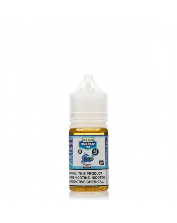 Blue Razz Ice Salt by POD JUICE E-Liquid 30ml