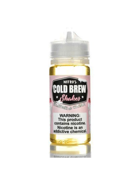 Stawberi & Cream by Nitro's Cold Brew Shakes 100ML
