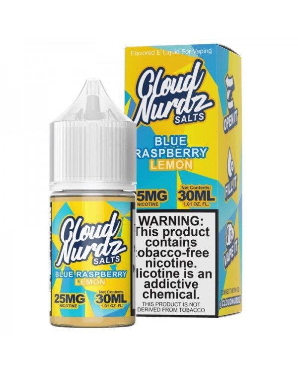 Blue Raspberry Lemon by Cloud Nurdz TFN Salt 30ml