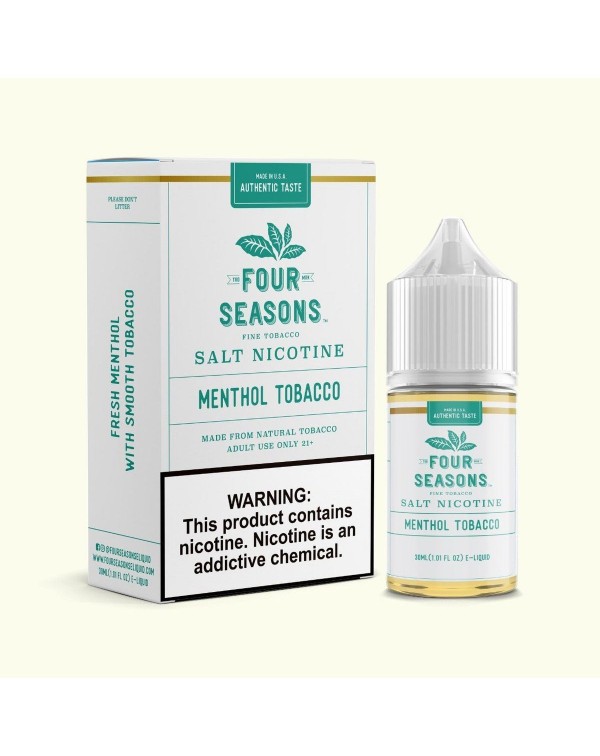Menthol Tobacco by Four Seasons Salt 30ML